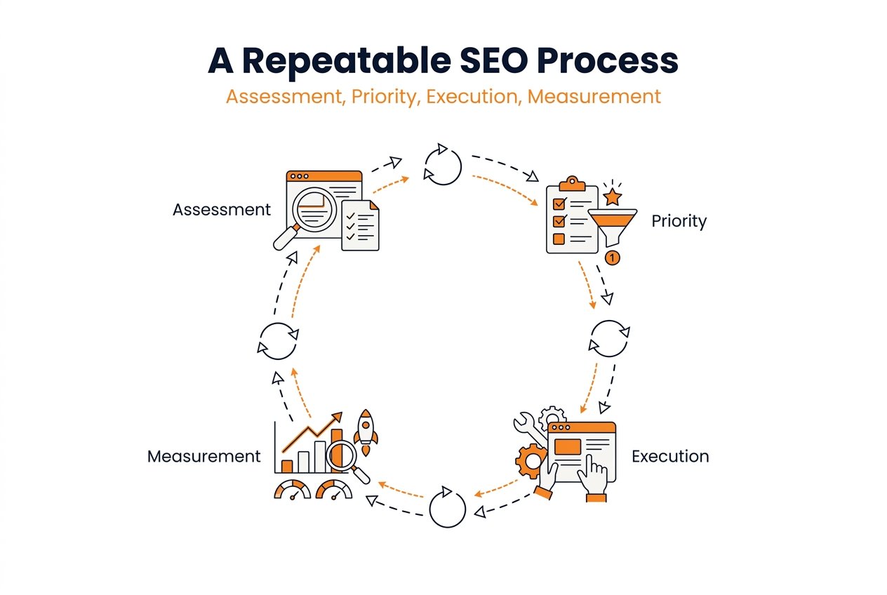 A Repeatable SEO Process: Assessment, Priority, Execution, Measurement