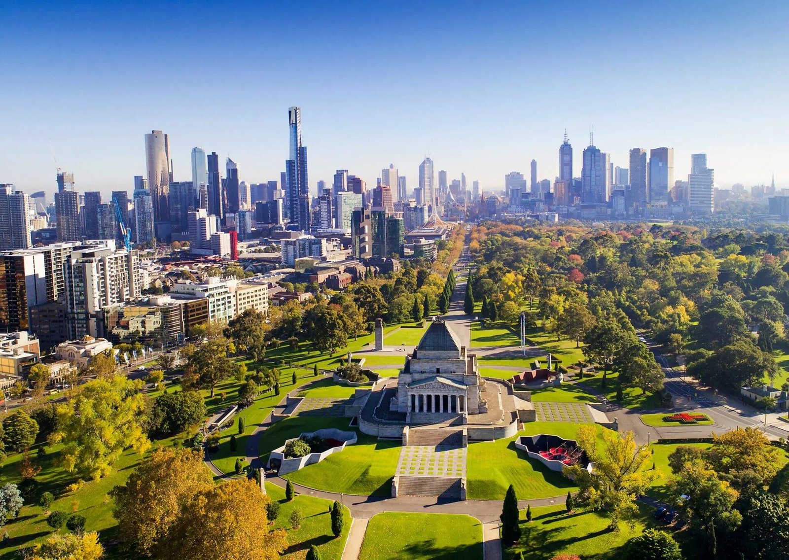 Melbourne city skyline - the market our Melbourne based web design and SEO agency serves