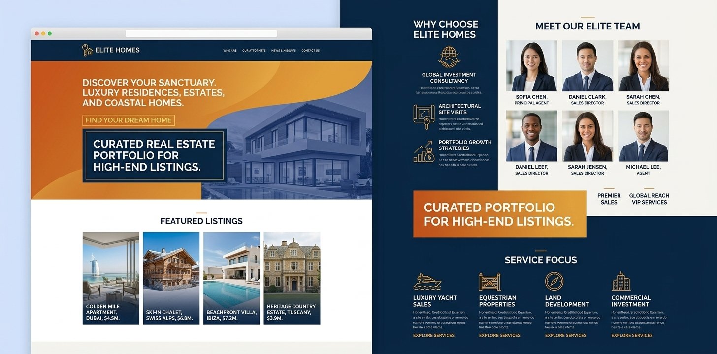 Real estate website design Australia - custom agent and agency websites designed to win listings
